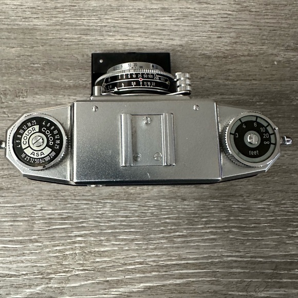 Vintage 1952 Zeiss Ikon Contina II 524/24 German 35mm Film Camera w Rang… - Picture 3 of 14